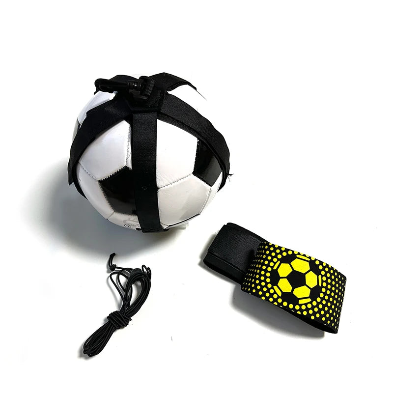 Adjustable Football Kick Football Training Practice Equipment Children Auxiliary Circling Belt Kids Soccer Trainer Elastic Belt