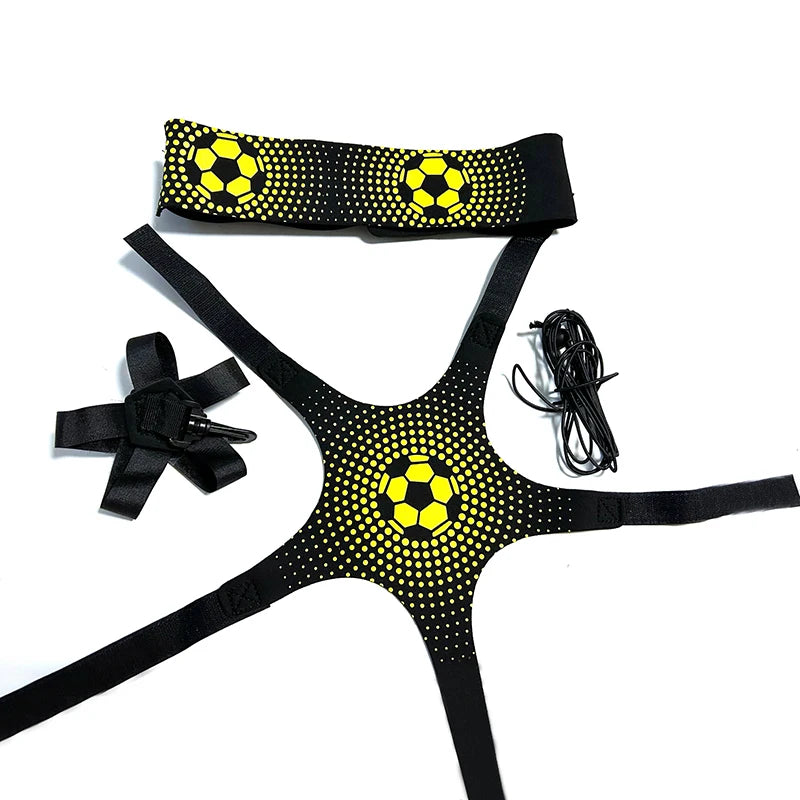 Adjustable Football Kick Football Training Practice Equipment Children Auxiliary Circling Belt Kids Soccer Trainer Elastic Belt