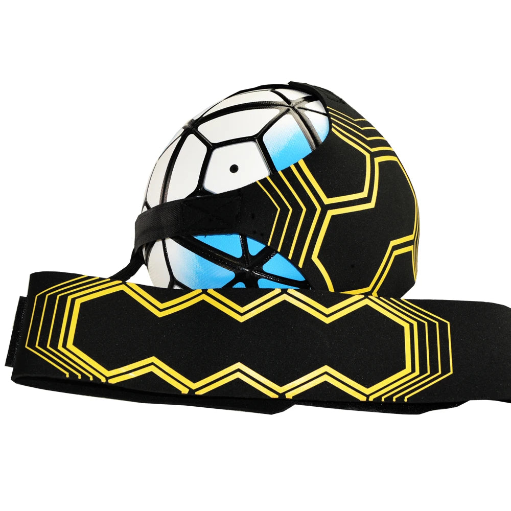 Adjustable Football Kick Football Training Practice Equipment Children Auxiliary Circling Belt Kids Soccer Trainer Elastic Belt